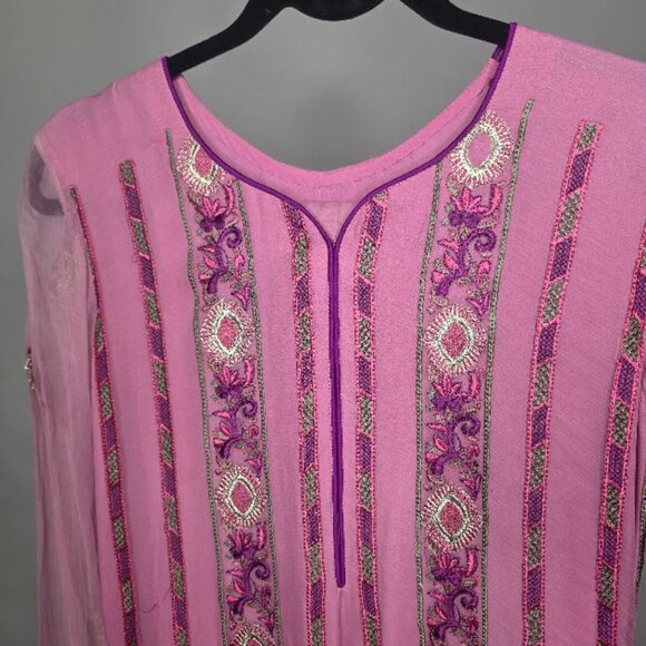 Shalwar Kameez (3pcs) Suit Pakistani / Indian Suit Small  NEW - Picture 2 of 7